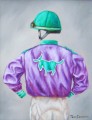 Racing Silks, oil painting on canvas