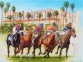 BayMeadows, The End of an Era - horseracing giclee canvas print