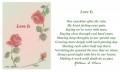Love Is, inspirational poem print or card by Katherine Chapman
